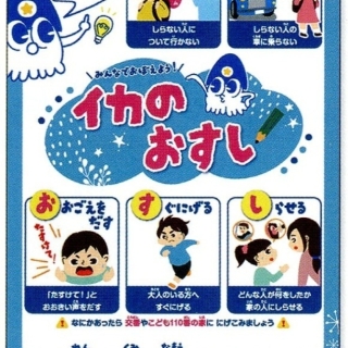 いかのおすしＡ４下敷き
